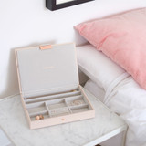Stackers Classic Jewellery Box with Lid - Blush