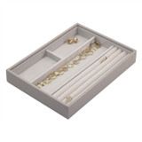 Stackers Classic Ring & Bracelet Jewellery Box Layer - Taupe