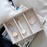 Stackers Classic Watch & Accessory Jewellery Box Layer Deep - Taupe