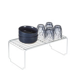 Howards Powder Coated Wire Stackable Cabinet Shelf Large - White