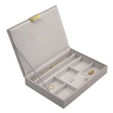Stackers Classic Jewellery Box with Lid - Taupe