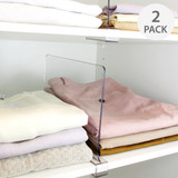 Butler Suite Clear Shelf Dividers - Set of 2