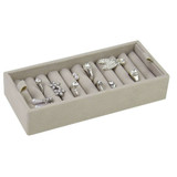 Stackers Jewellery Box Accessory Ring Roll - Grey